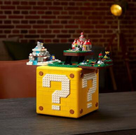 经典头铁专用，LEGO 乐高 超级马里奥系列 71395 64问号砖