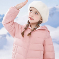 反季低价，冰洁 秋冬儿童轻薄款连帽羽绒服（90~170cm）多色