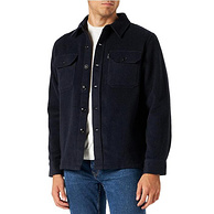 经典美国皮衣品牌，Schott NYC Shcarl3 男士羊毛混纺衬衫夹克