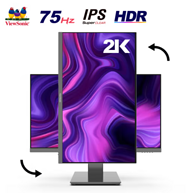 ViewSonic 优派 VX2762-2K-HD 27英寸IPS FreeSync显示器（2560×1440、75Hz、HDR10）