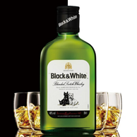 Black&White 黑白狗苏格兰威士忌 200ml*8件新低74元包邮（9.25元/瓶）