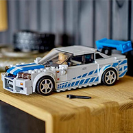 LEGO 乐高 赛车系列 日产Skyline GT-R (R34)  拼装赛车模型玩具 76917