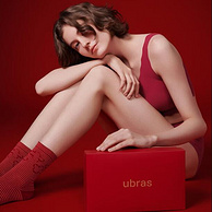 Ubras 大红盒愿望系列 本命年无尺码礼盒（文胸+内裤+袜子）