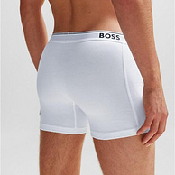 BOSS Hugo Boss 雨果·博斯 男士弹力棉平角内裤 3条装