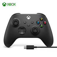 Microsoft 微软 Xbox游戏手柄 磨砂黑+USB-C线缆