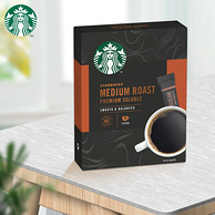 Starbucks 星巴克 黑咖啡精品速溶咖啡2.3g*10条