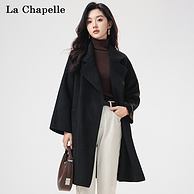 La Chapelle拉夏贝尔 2023秋冬 慵懒风高级感宽松双面呢大衣 2款多色