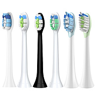 AOOSSI澳松 飞利浦电动牙替换刷头 通用8支 赠牙刷支架+牙线棒+防尘盖