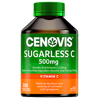 无糖配方，Cenovis 萃益维 维生素C咀嚼片500mg*300片