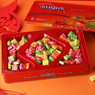 sugus 瑞士糖 混合水果味铁盒礼盒装 413g*2盒