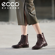Ecco 爱步 Dress Classic 15经典型履15系列 女士英伦风短靴马丁靴209823