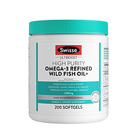Swisse 斯维诗 高纯度Omega-3精炼野生鱼油软胶囊1000mg*200粒
