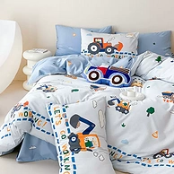 Dohia 多喜爱 全棉卡通儿童床品三/四件套1.2~1.8米 2色