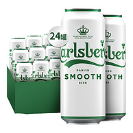 Carlsberg 嘉士伯 醇滑啤酒 500mL*24听 赠特醇500ml*2罐