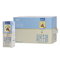300mg钙/盒，皇氏水牛 高钙牛奶200mL*10盒