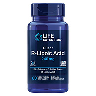 Life Extension 沿寿 超级右旋R-阿尔法硫辛酸抗糖美白丸 60粒