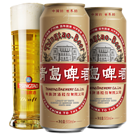临期特价，Tsingtao 青岛啤酒 百年国潮精酿啤酒 500mL*18听