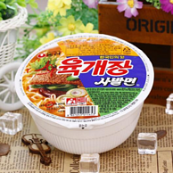 韩国进口，农心 牛肉碗面/泡菜碗面 6盒装