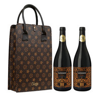 Landisson 勆迪 法国原瓶进口AOP级 科比埃111干红葡萄酒750mL*2瓶 送精品手提礼袋