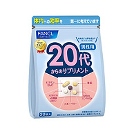 FANCL芳珂 20岁男性综合维生素营养包 30袋/包