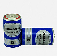 Panasonic 松下 1号 D型碳性无汞干电池 2粒装