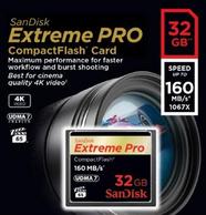 SanDisk 闪迪 160MB/S 32GB  CF存储卡