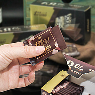 金帝  极限68%纯黑巧克力薄片 100g*2盒 19.9元包邮