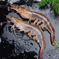 京东超市 厄瓜多尔白虾 规格30-40只/kg 净重2kg 89.9元包邮（22.5元/斤​）