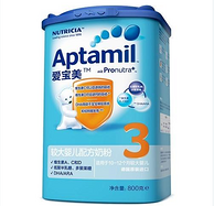 Aptamil 爱宝美 较大婴儿配方奶粉3段800g（原装进口 罐）10-12个月