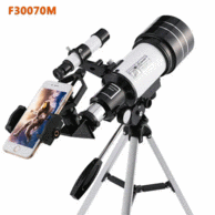 六一好礼！70mm大目镜口 儿童天文高清望远镜F30070M