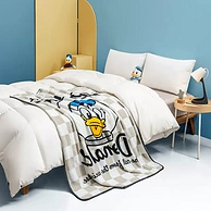 新低！A类品质，Disney 迪士尼 儿童春夏法兰绒午睡毯100*140cm 2色 16.95元包邮（返3元猫超卡后）