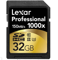 Lexar 雷克沙 1000X 32GB SDXC存储卡
