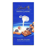 瑞士莲瑞士经典排装 提子果仁牛奶巧克力100g