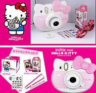 富士Fujifilm 拍立得40周年mini Hello Kitty相机 一次成像mini8 KT版