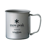 Snow Peak Single Wall 450日本原产钛金杯