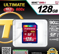 创见（Transcend）SDXC UHS-I 600X 128G 存储卡 90M/s 83.5美元￥521（京东799）