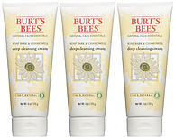 美国Burts Bees小蜜蜂 洋甘菊深层洁净洗面乳170g*3支装