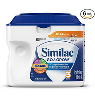原装直邮！Similac美国雅培Go&Grow婴儿3段有机奶粉624g（6罐）