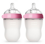 世界首创母乳实感奶瓶：COMOTOMO 可么多么 硅胶防胀气奶瓶 250ml*2