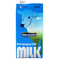 临期特价：法国原装进口  DEL LECHE 得乐思 低脂牛奶 1L
