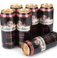 德国 Kaiserdom 凯撒 黑啤酒500ml*6听 ￥49.90（主流B2C最低价）