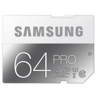 Samsung 三星 64G SD白卡 专业版（80MB/S，40M/s）