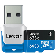黑五特价：Lexar 雷克沙633x 64GB Class 10 microSDXC TF存储卡