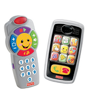Fisher-Price 费雪 Laugh & Learn 儿童遥控器/手机智能学习机套装