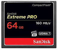 SanDisk 闪迪 Extreme Pro 至尊超极速 CF高速存储卡 64GB