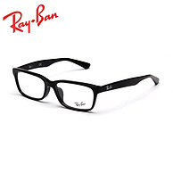 Ray·Ban 雷朋 板材光学眼镜架 RB5296D-2000/55黑色+KEDE 1.60非球面树脂镜片