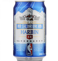 哈尔滨（Harbin）冰纯啤酒330ml*24听/箱