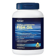 GNC 改良版健安喜三倍强效深海鱼油1500mg*120粒*2