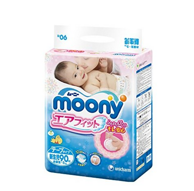 日本 Moony 尤妮佳 纸尿裤NB90片（5kg以下）