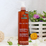 明星产品，法国 Nuxe 欧树 蜂蜜洁面凝胶 200ml